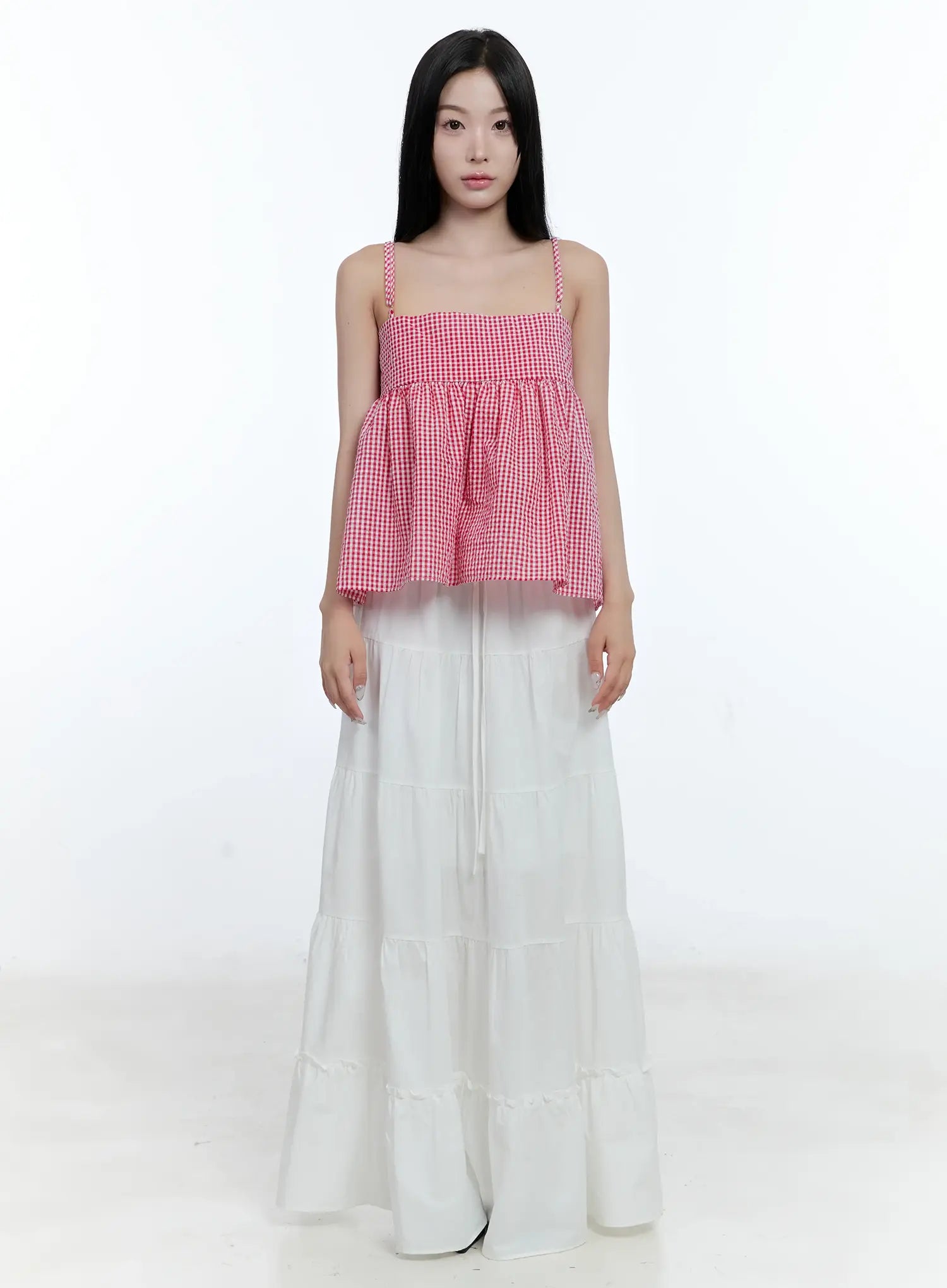 Tiered Frill Maxi Skirt CL530